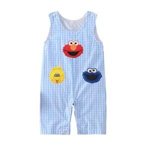 Elmo Romper Third Birthday Clothes Sesame Street Outfit Cookie Monster Dress
